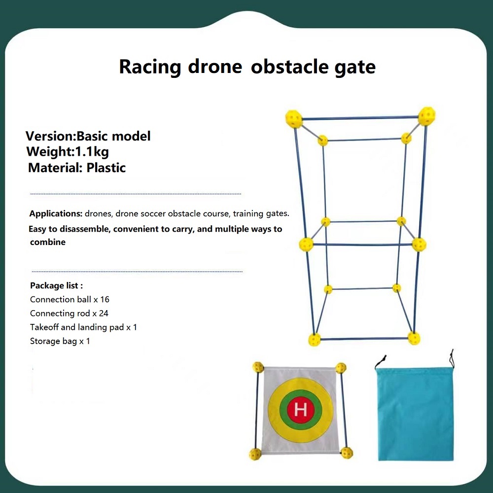 Drone Racing Gate - Portão de Obstáculos para Corridas, Estrutura
