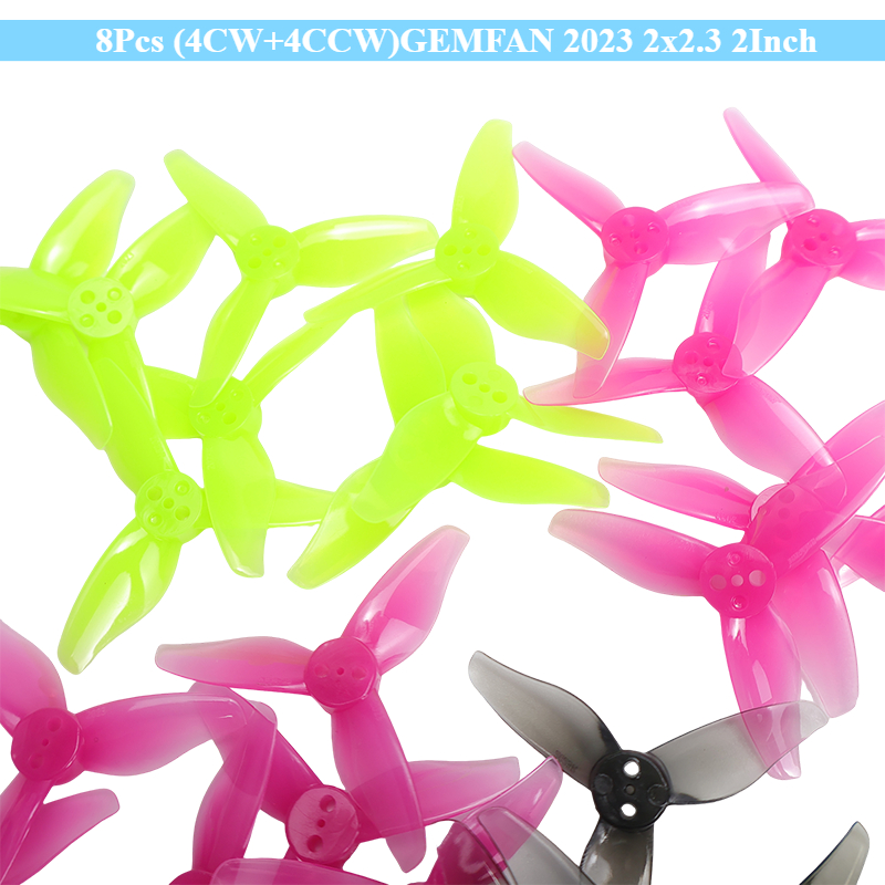 Drone Racing Gate - 8 Peças (4CW+4CCW) GEMFAN 2023 Hélice