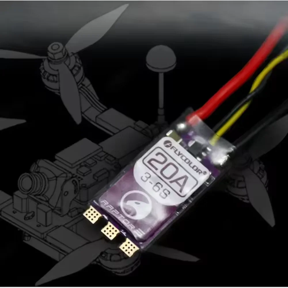 FLYCOLOR Raptor 5 20A 35A 45A  - Drone Racing Esc avaliação e preço