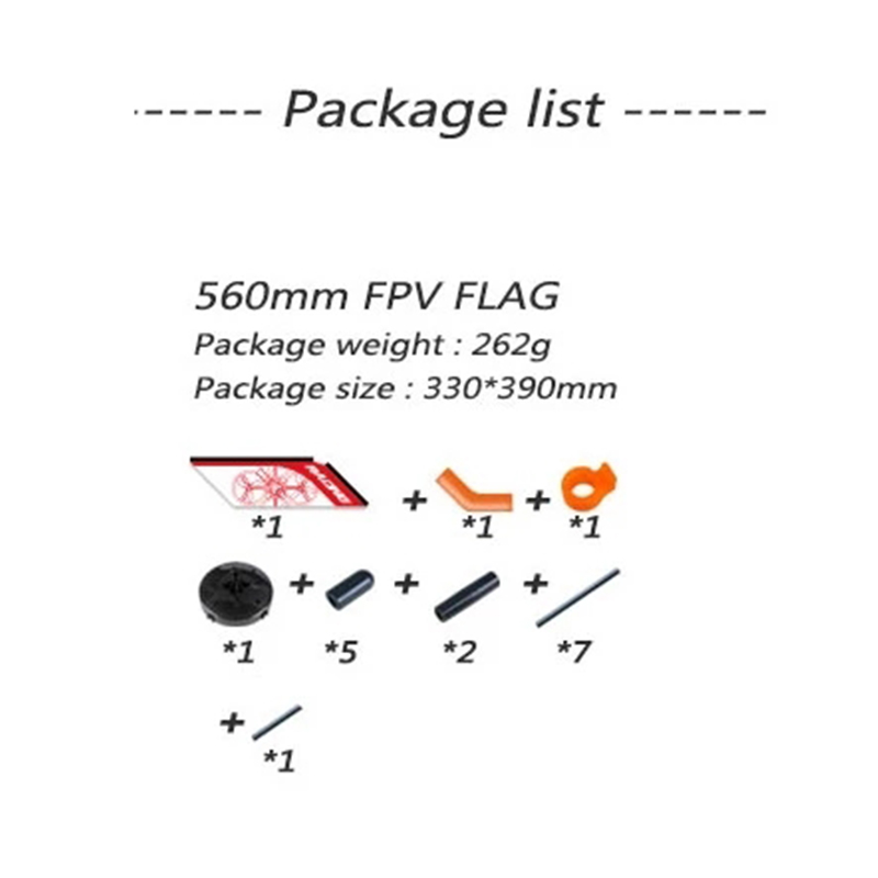 Ldarc 560mm fpv freestyle mast - Drone Racing Gate avaliação e preço